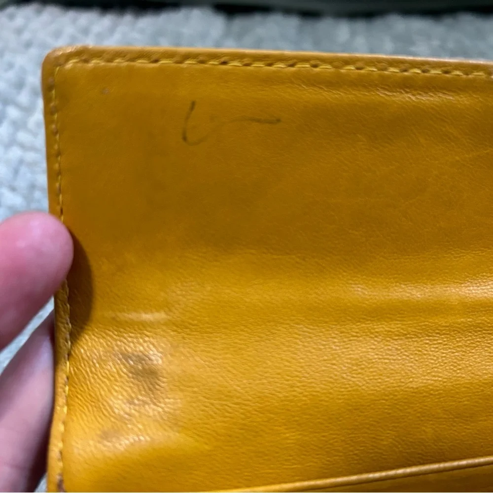 Michael Kors Yellow Stud Wallet - Picture 7 of 12